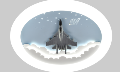 Dečija LED plafonjera PLANE