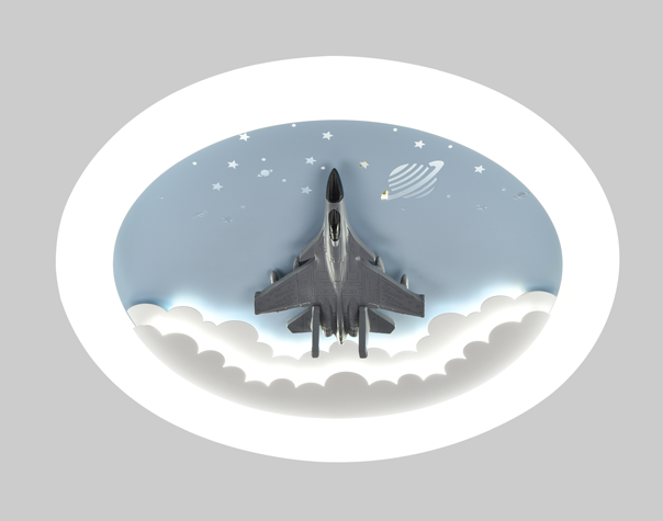 Dečija LED plafonjera PLANE